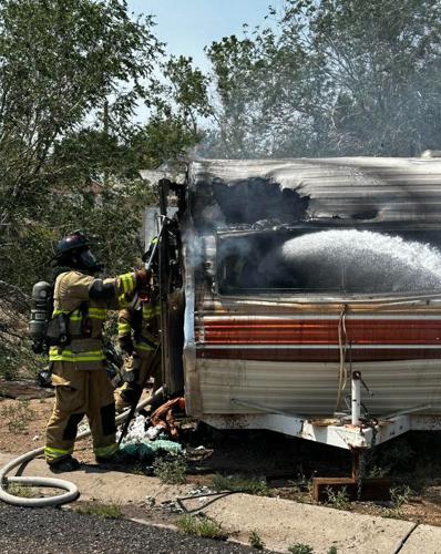 Fire destroys RV in Kingman | News | kdminer.com