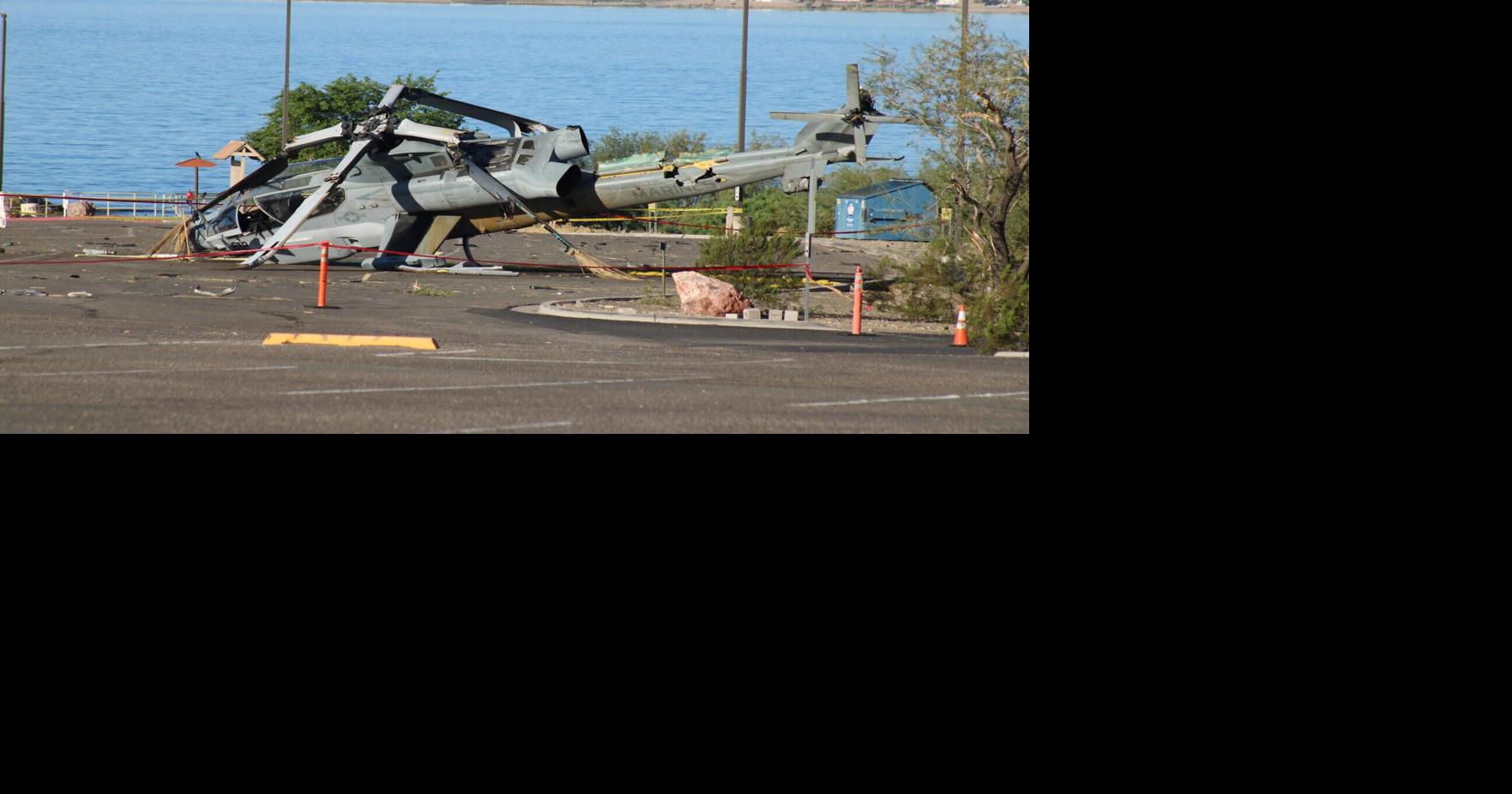 Military helicopter makes crash landing near Windsor launch ramp at Lake Havasu State Park