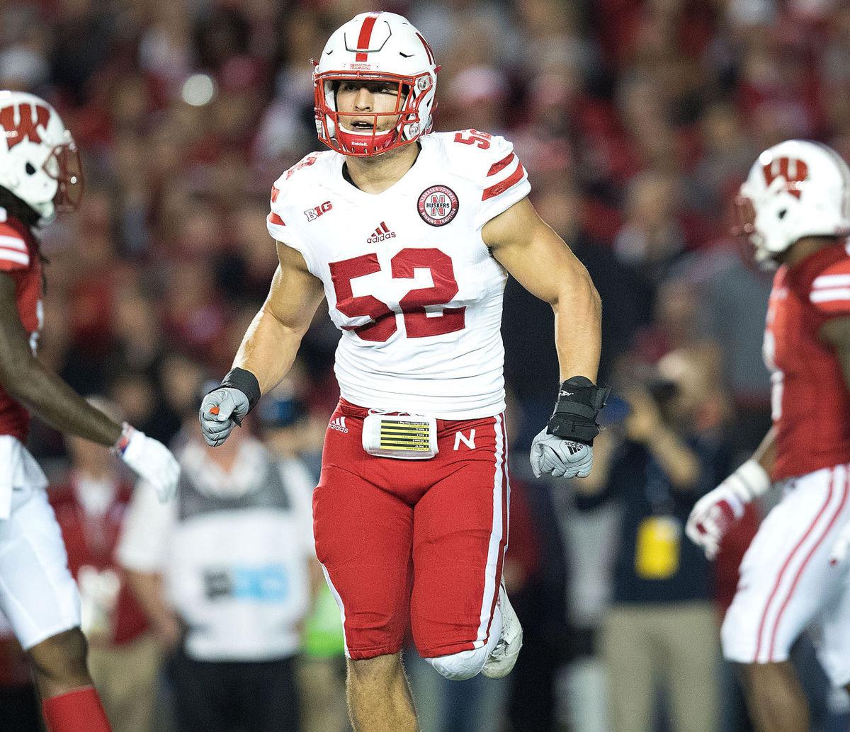 Nebraska linebacker Josh Banderas is taking a quick turn to his next