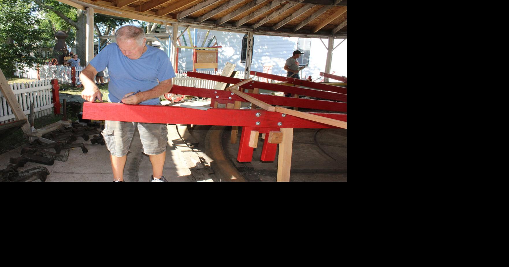 Volunteers breathe life into 19th-century carousel at Pioneer Village