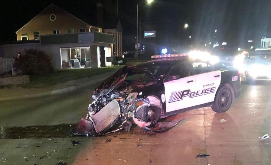Beatrice police cruiser totaled in crash