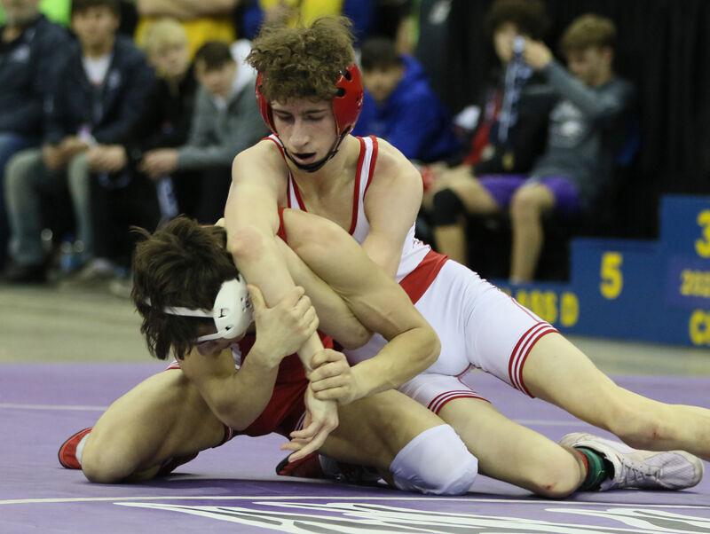 Reagan Gallaway makes Amherst wrestling history as first girls state champ