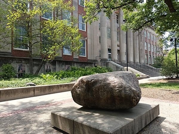 The Library and the Rock, June 17, 1892