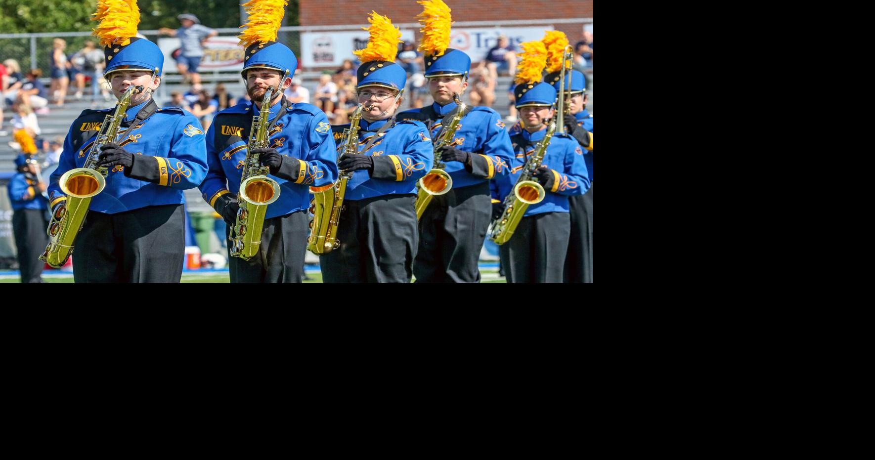 Pride of the Plains Marching Band unveils flashy new uniforms – UNK News