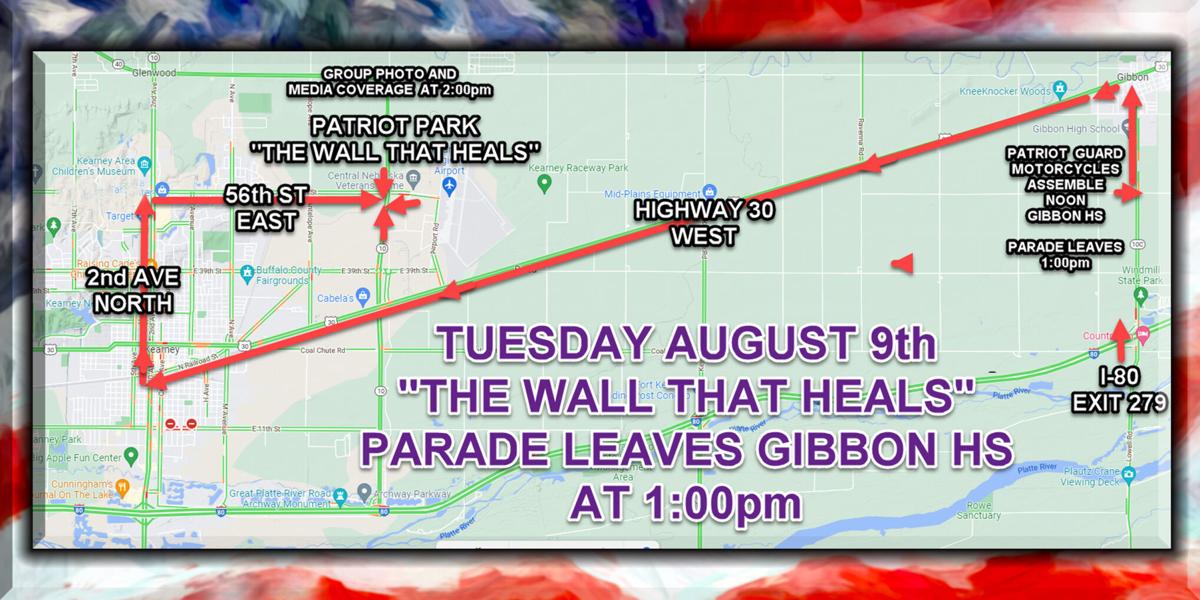 Parade Map for Vietnam Wall