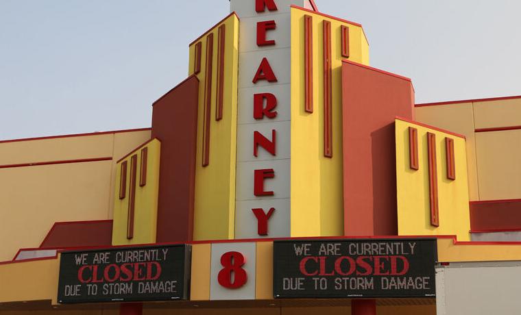 Kearney Cinema 8 windstorm damage