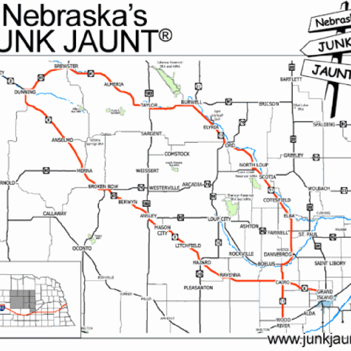 Junk Jaunt Starts Today Local News Kearneyhub Com Nebraska Junk Jaunt 2022 Map