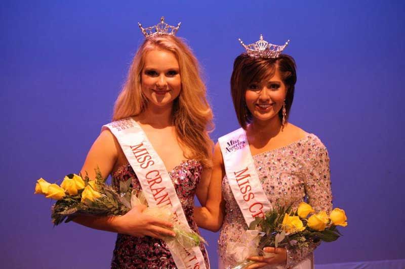 Seven young women competing for Miss Kearney, Miss Nebraska