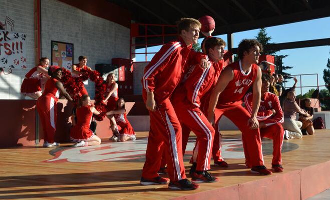 Movie Troy Bolton 14 East High School Wildcats Red Patch