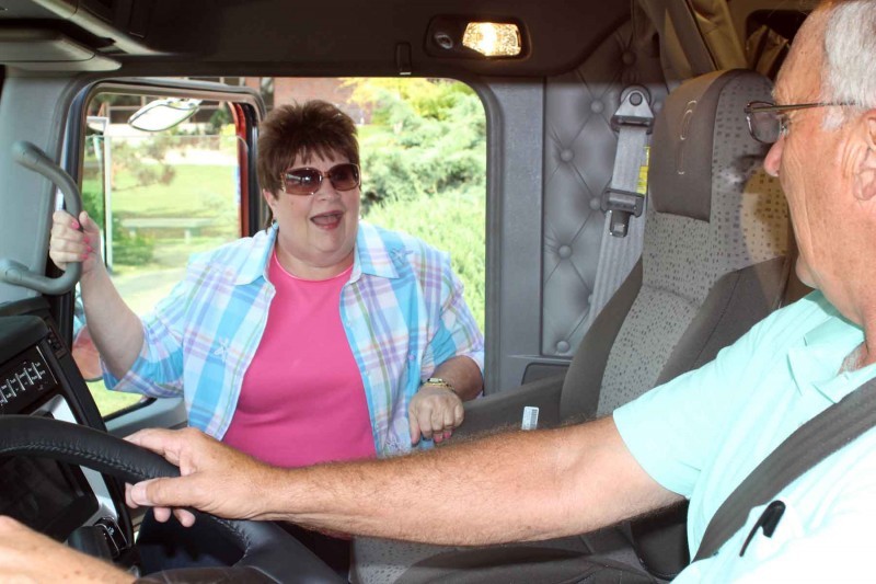 Surprise truck ride on 58th birthday lets Lou Maxson mark a big