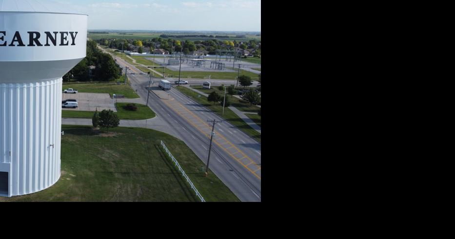 Kearney's new water tower will be raised Saturday