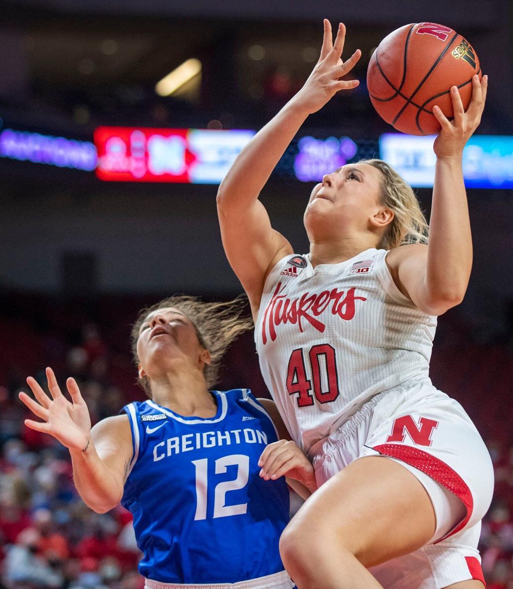 Photos Nebraska, Creighton meet for second night in a row. This time