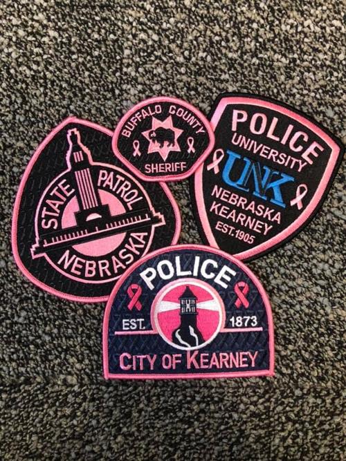 Kearney Police Raising Breast Cancer Awareness Raising Money Through Pink Patch Project Local News Kearneyhub Com