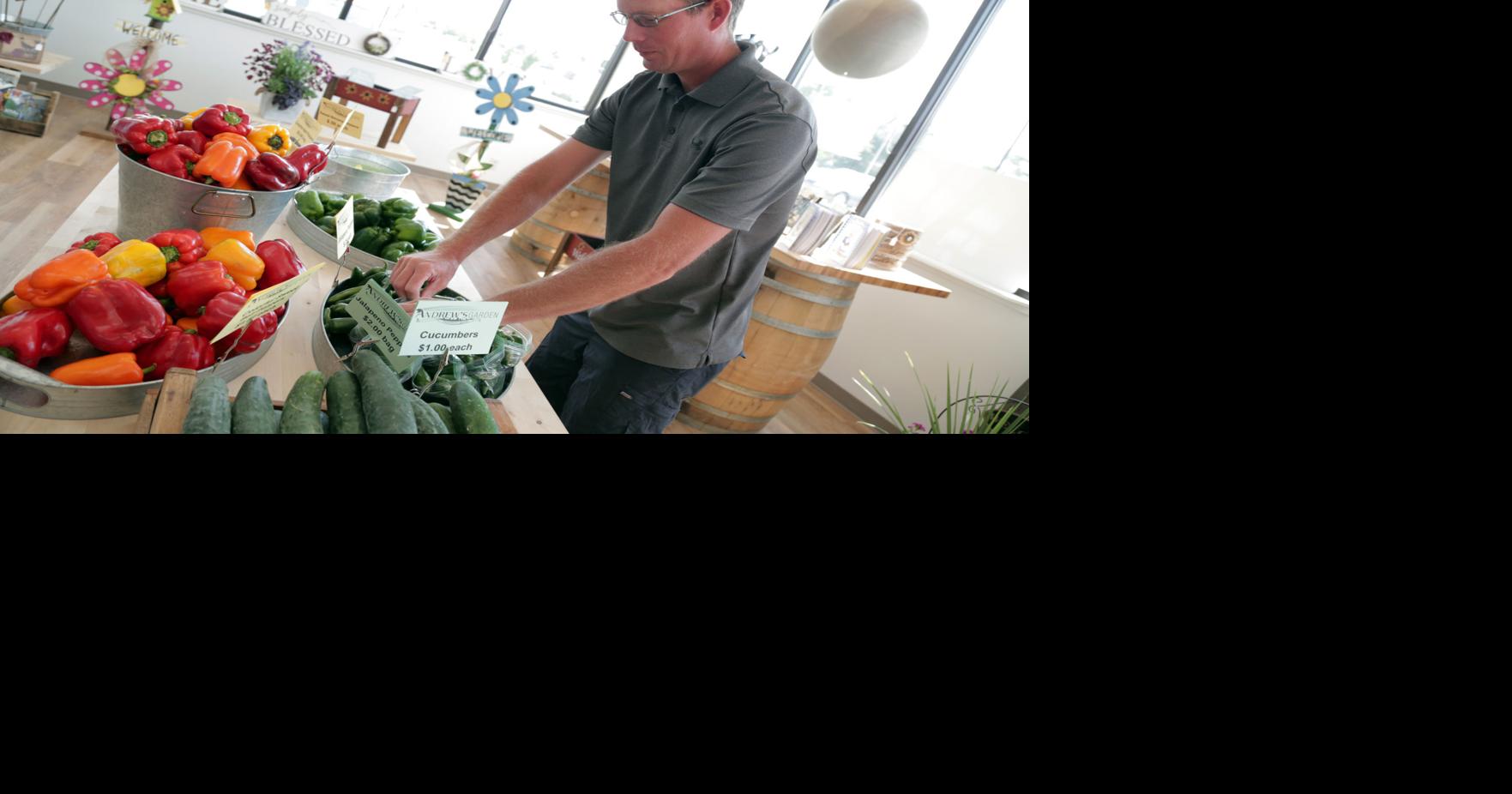 Growing locally Erickson expands farmers market business to sell his greenhouse goods