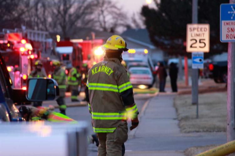Kearney Volunteer Fire Department responds to west Kearney structure fire