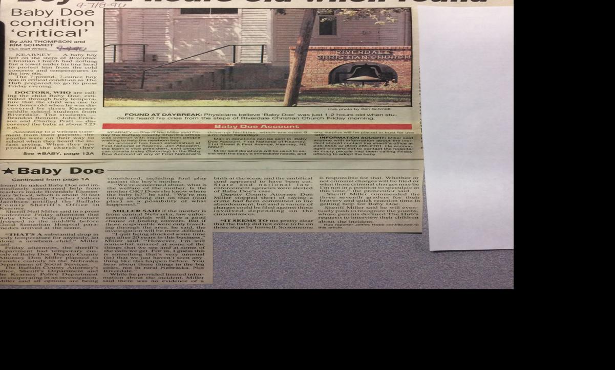 He Was Left On The Steps Of A Riverdale Church 22 Years Ago Now Joseph Marvin Is Looking For Answers Local News Kearneyhub Com
