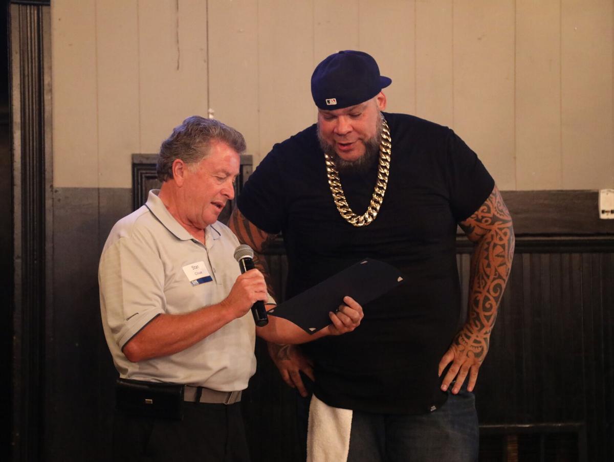 Fox News' 'Tyrus' presented UNK diploma at meet-and-greet
