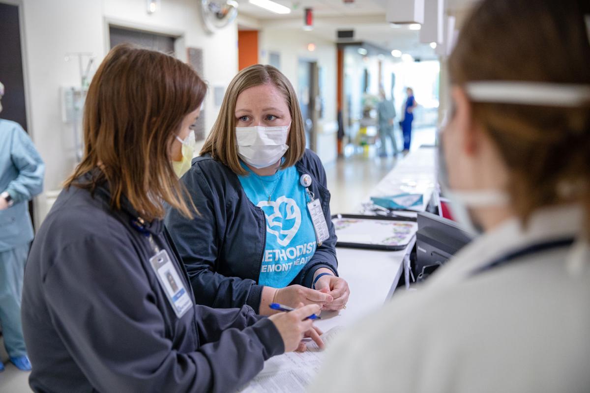 2020 Coronavirus Covid-19 COVID Unit at Methodist Fremont Health