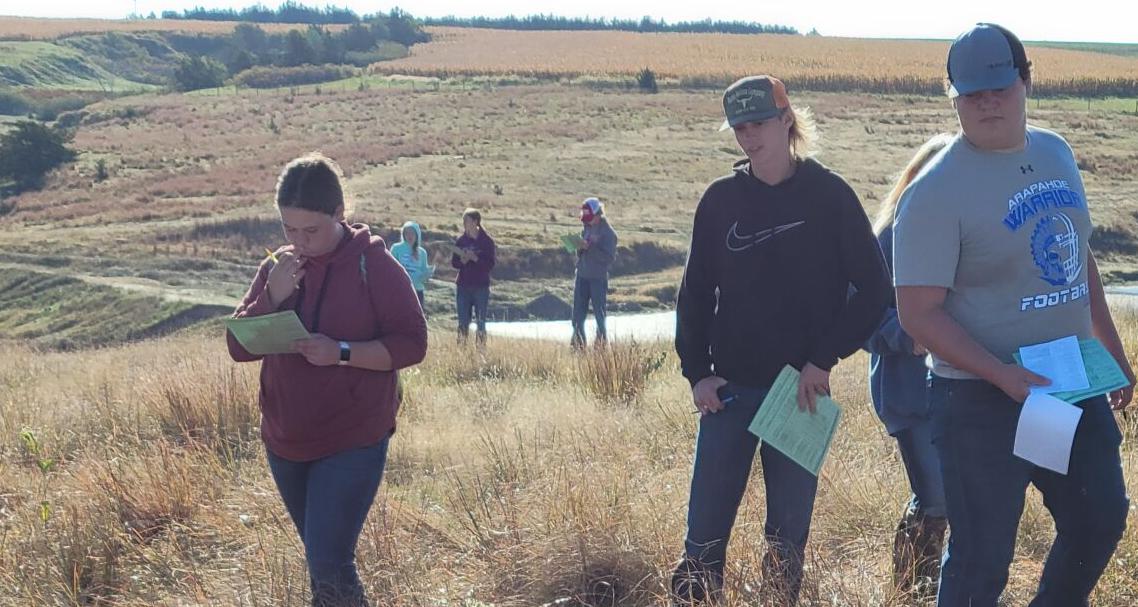 Holdrege FFA competes at land judging contest