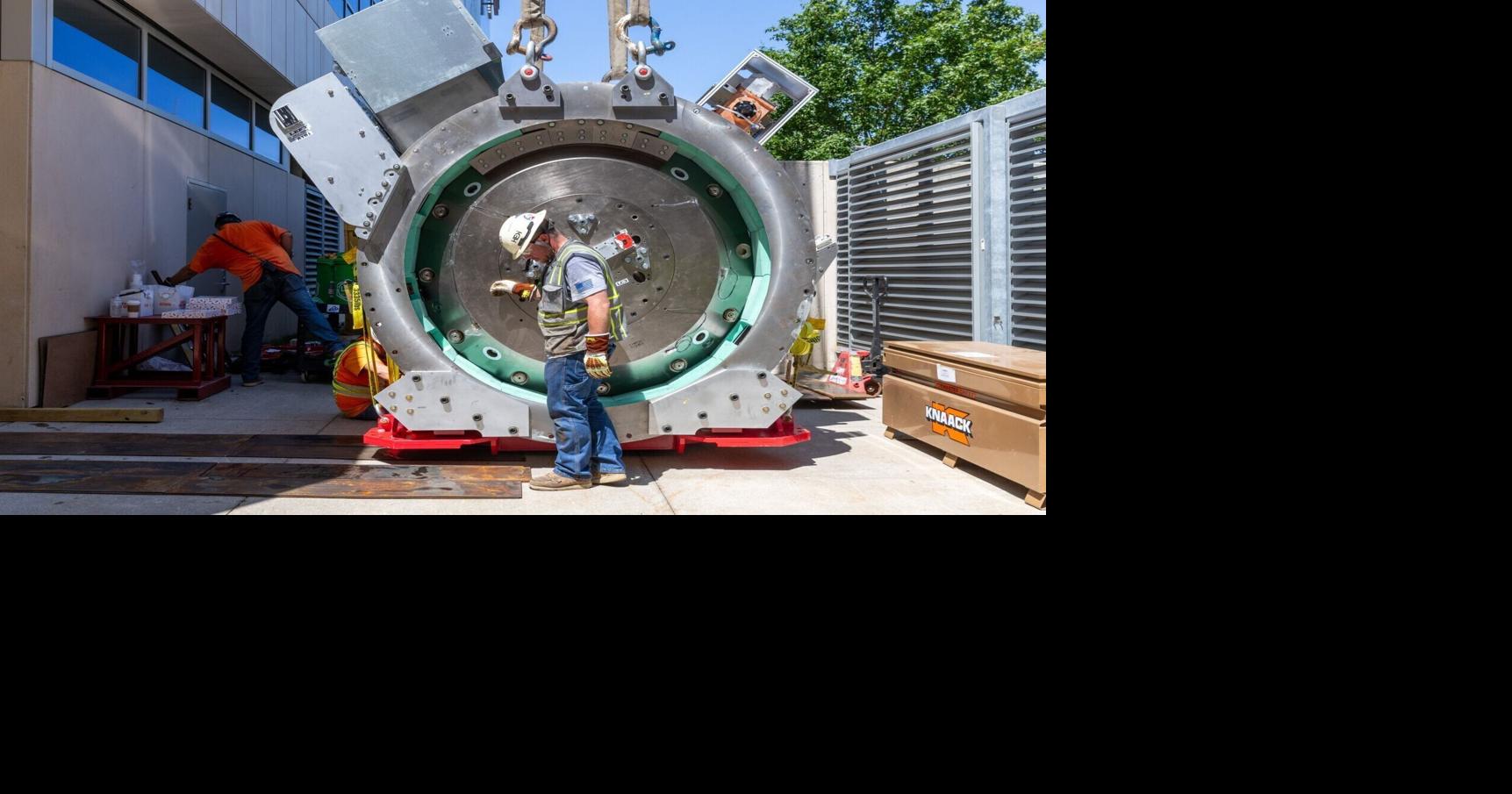 Nebraska Medicine gets big delivery: a 35-ton proton therapy device