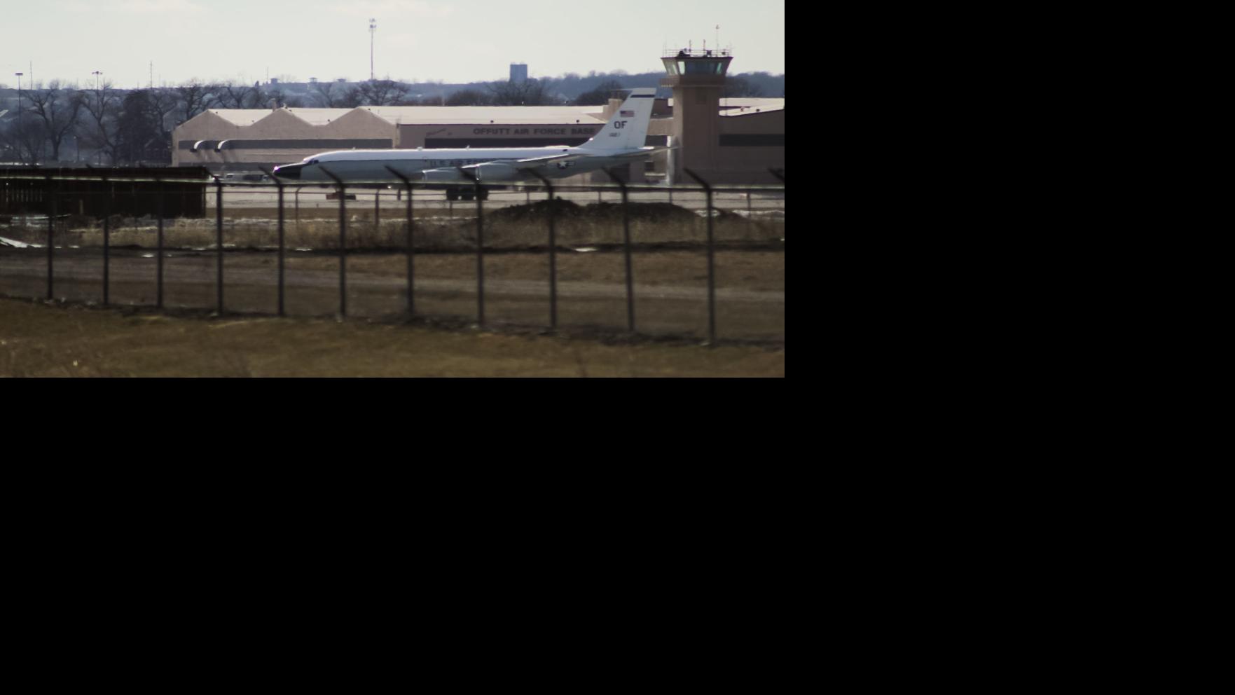 Training jet makes emergency landing at Offutt Air Force Base State