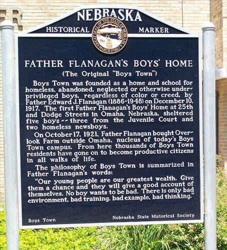 Marker Monday: Father Flanagan’s Boys’ Home