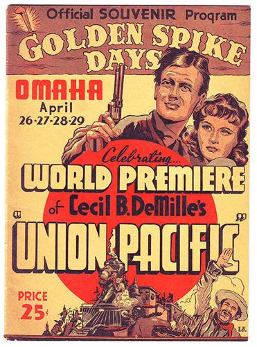 Union Pacific World Premiere in Omaha, 1939