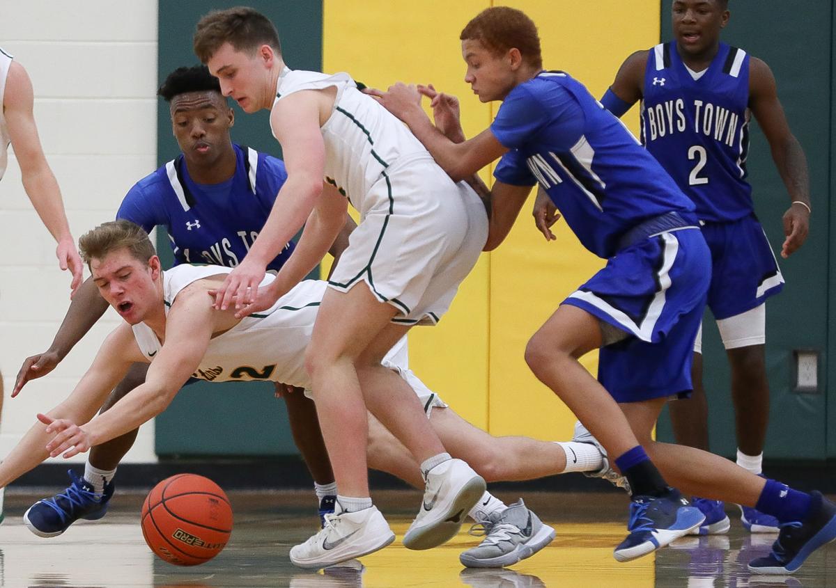 Stars Roll Over Boys Town To Advance In Centennial Conference