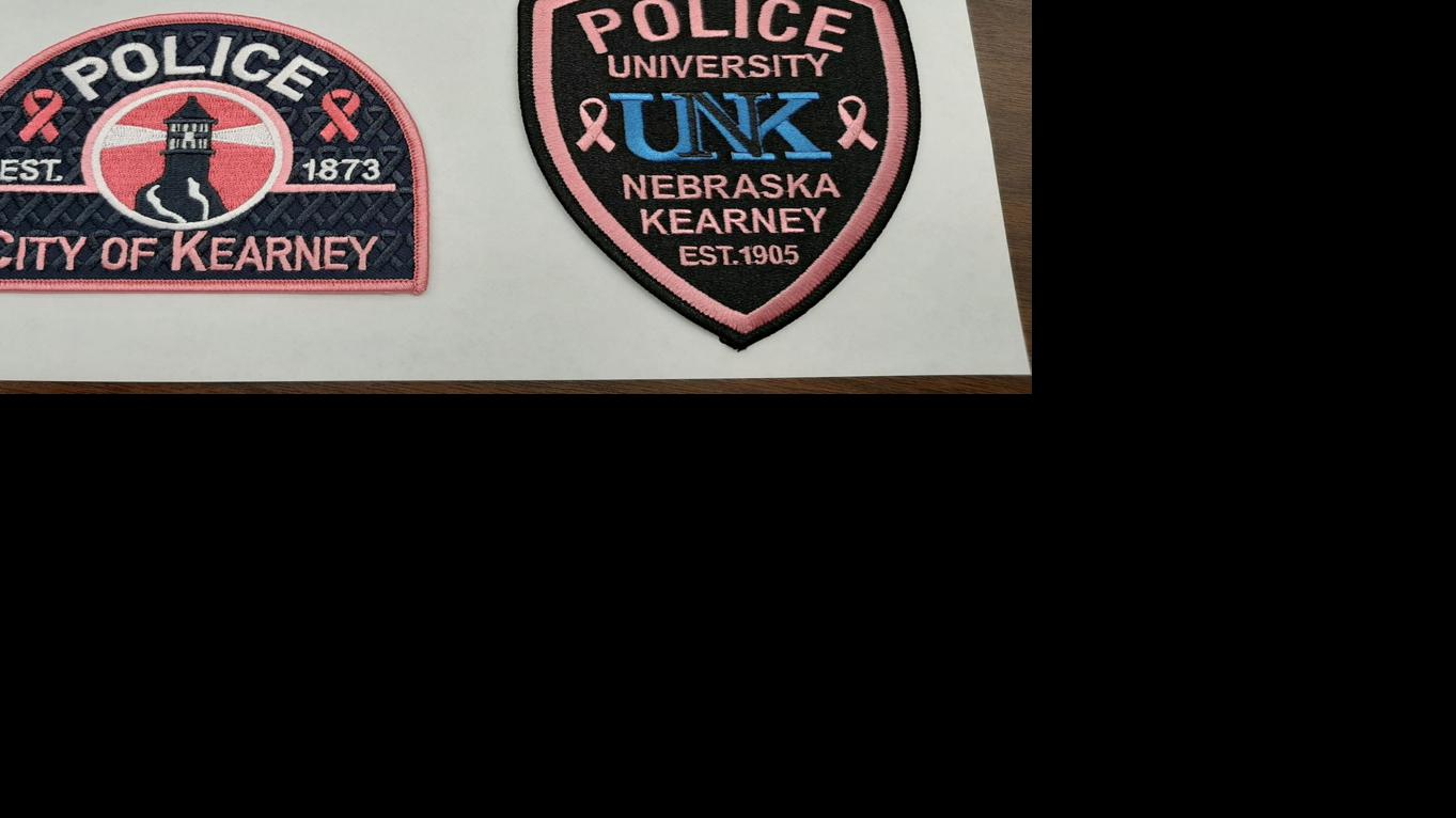 Kearneyarea police sporting pink patches in October for breast cancer