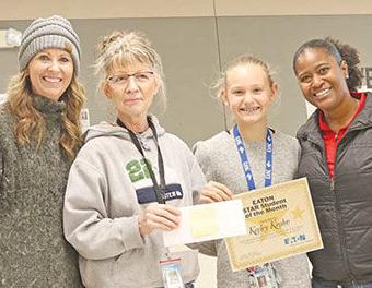 This month's Star Student of the Month: Keeley Krohn