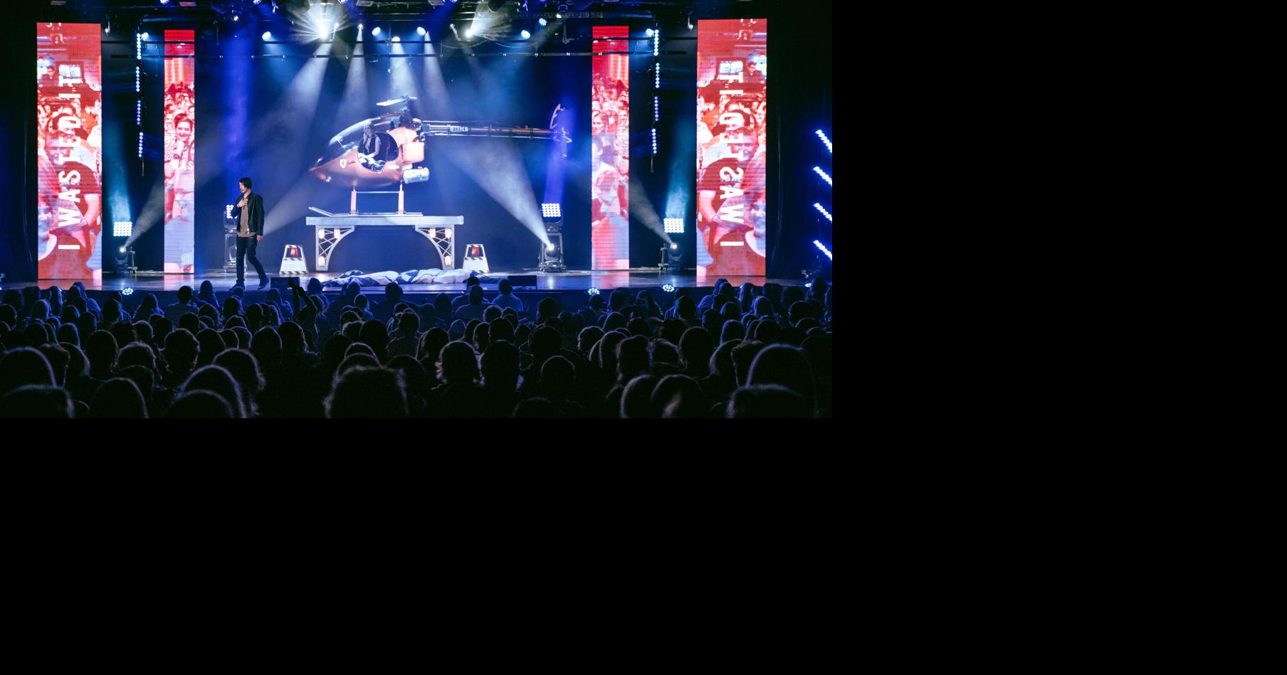 Reza brings magic and illusion to the Merryman Performing Arts Center