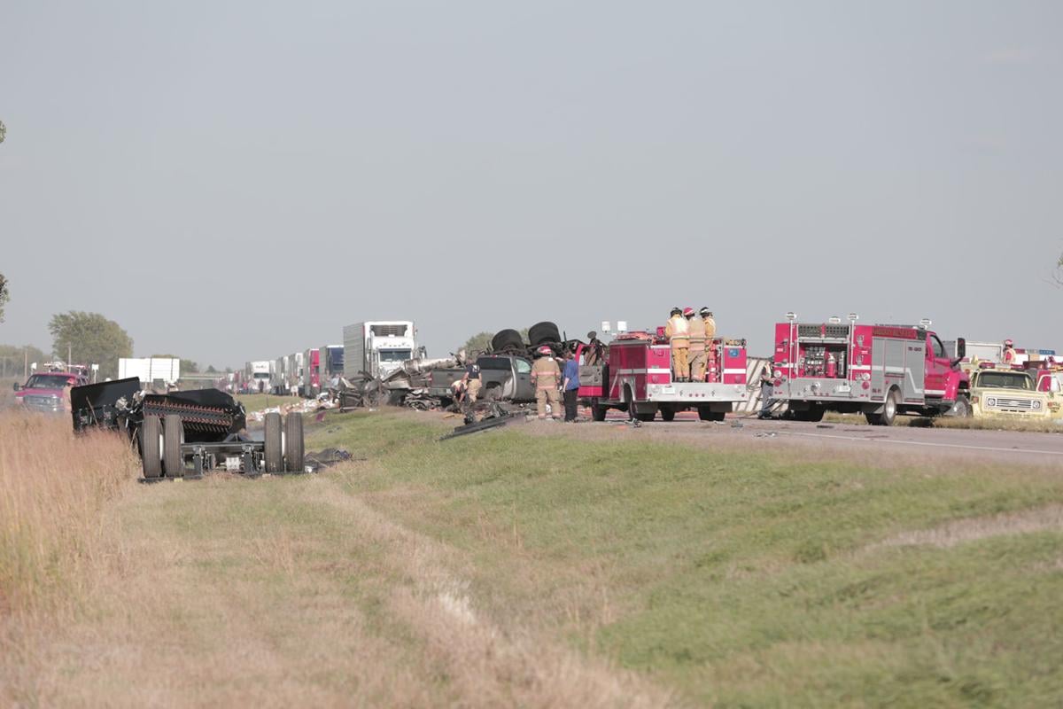 Three people killed, two others injured in fiery I80 crash near Gibbon