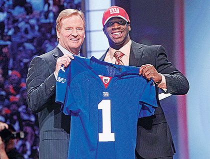 Prince Amukamara # 20 New York Giants CB College:Nebraska