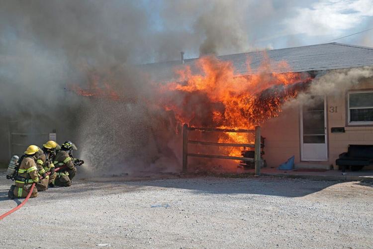 One-story Lexington apartment complex likely a total loss after Monday fire