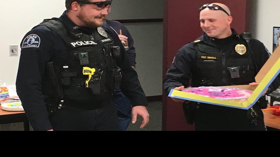 Kearney police officer witnesses a birth Tuesday after responding to a