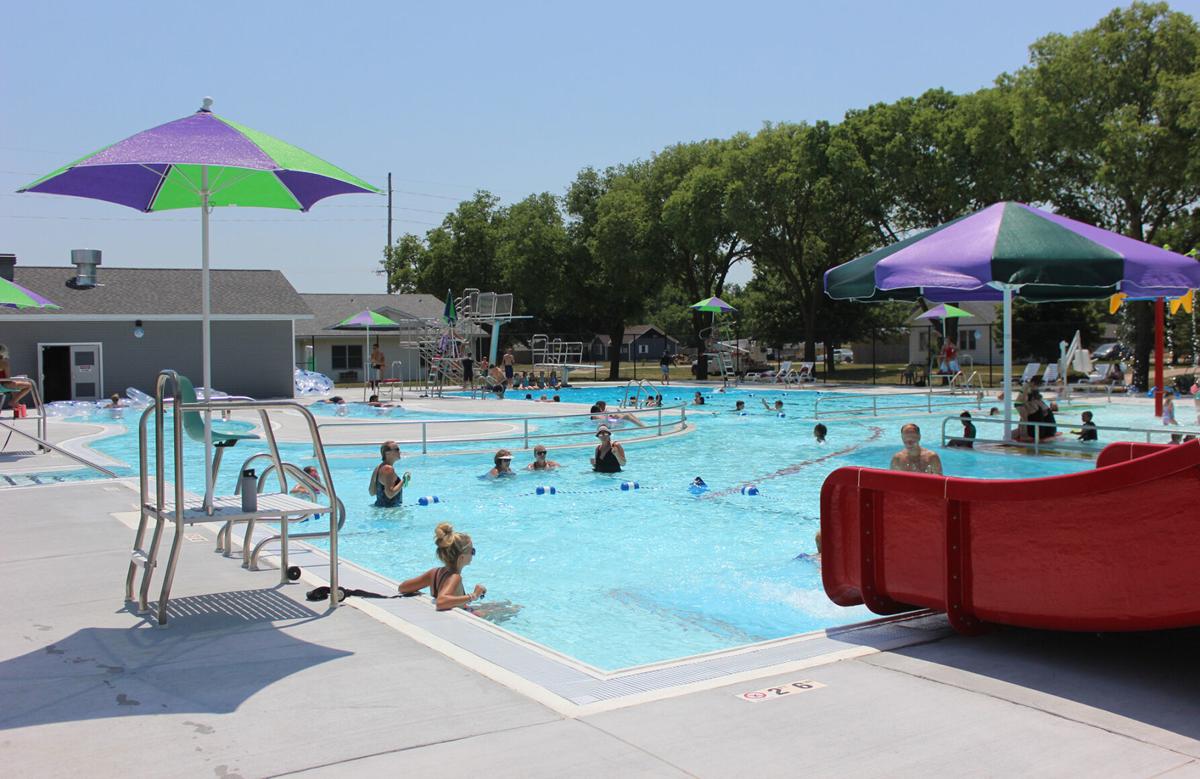 fullerton debuts its new pool with lazy river family slide and diving towers state and regional news kearneyhub com