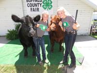 Beef, Brooke and Breanna Bosshamer, reserve grand, grand champions