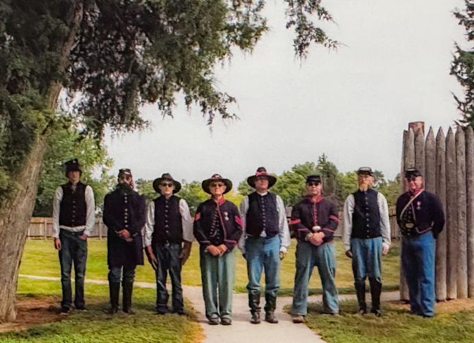 Civil War re-enactors