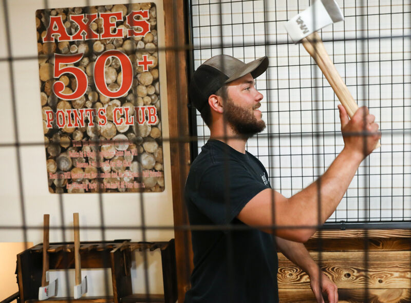Axes, a new business in Gibbon, lets patrons throw an ax for fun or competition Local News