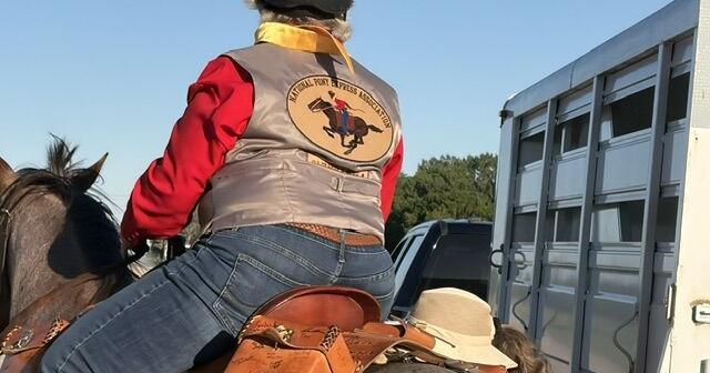 Hoofing it: Pony Express re-enactors ride in and out of Fort Kearny