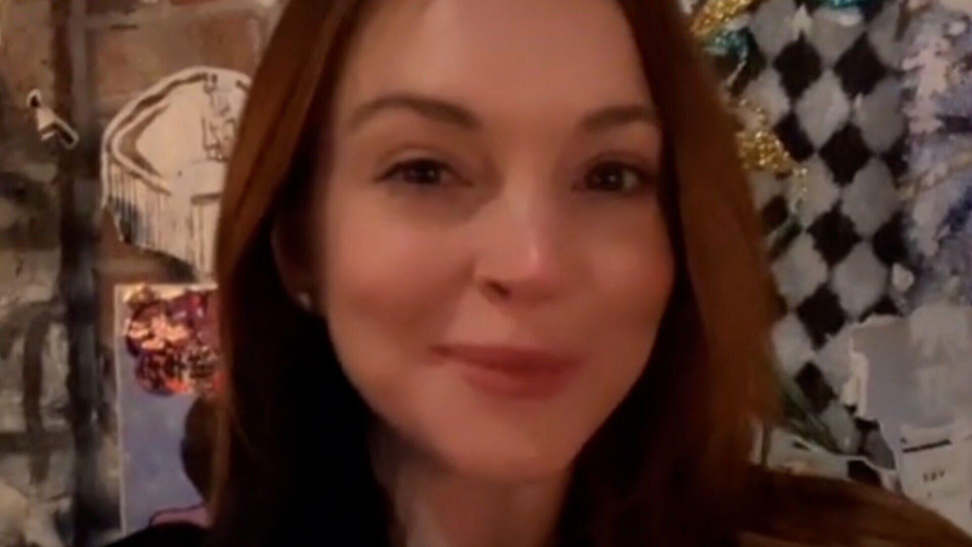 Lindsay Lohan recreates iconic scene from The Parent Trap in TikTok video