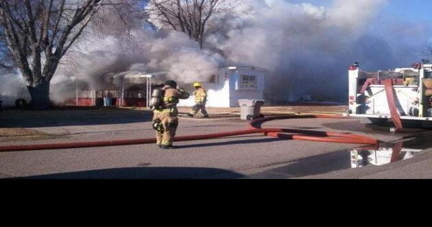 Grand Island mobile home heavily damaged in fire