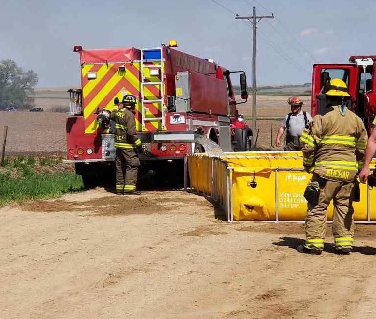 Firefighters from four departments extinguish house fire in Pierce County