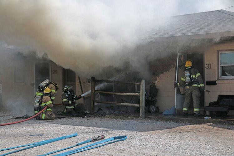 One-story Lexington apartment complex likely a total loss after Monday fire