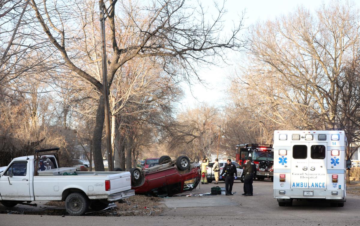2vehicle crash damages vehicles in Kearney neighborhood Local News
