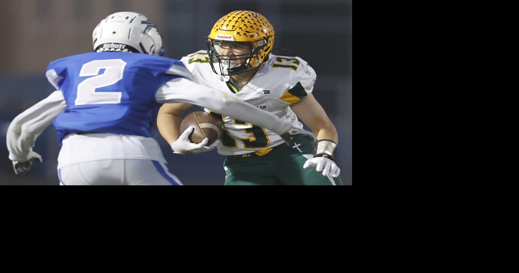 Kearney Catholic ends football season with win over Gibbon