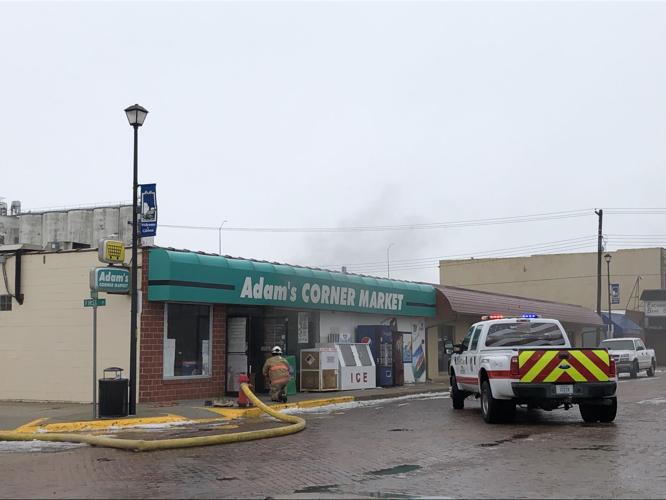Basement fire at Gibbon grocery store has three agencies responding