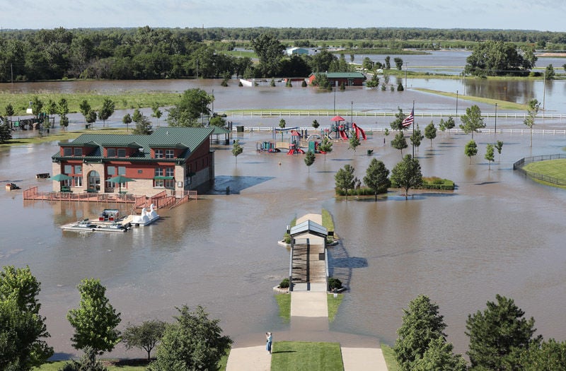 2. Yanney Park, part of Second Avenue closed due to flooding in Kearney (copy)