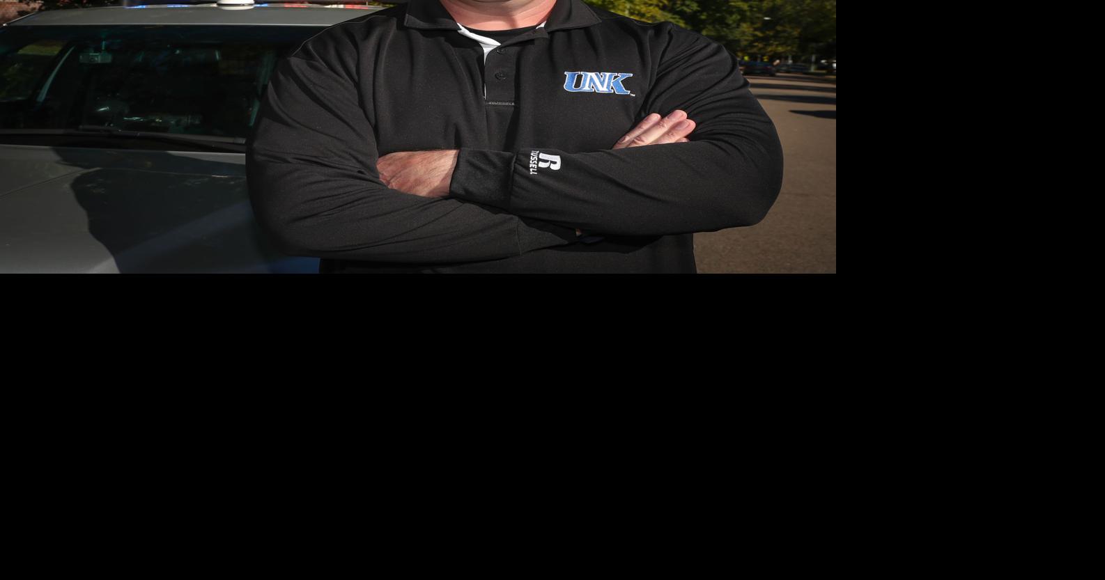 Former police officer Kyle Harshbarger brings real-world experience to UNK