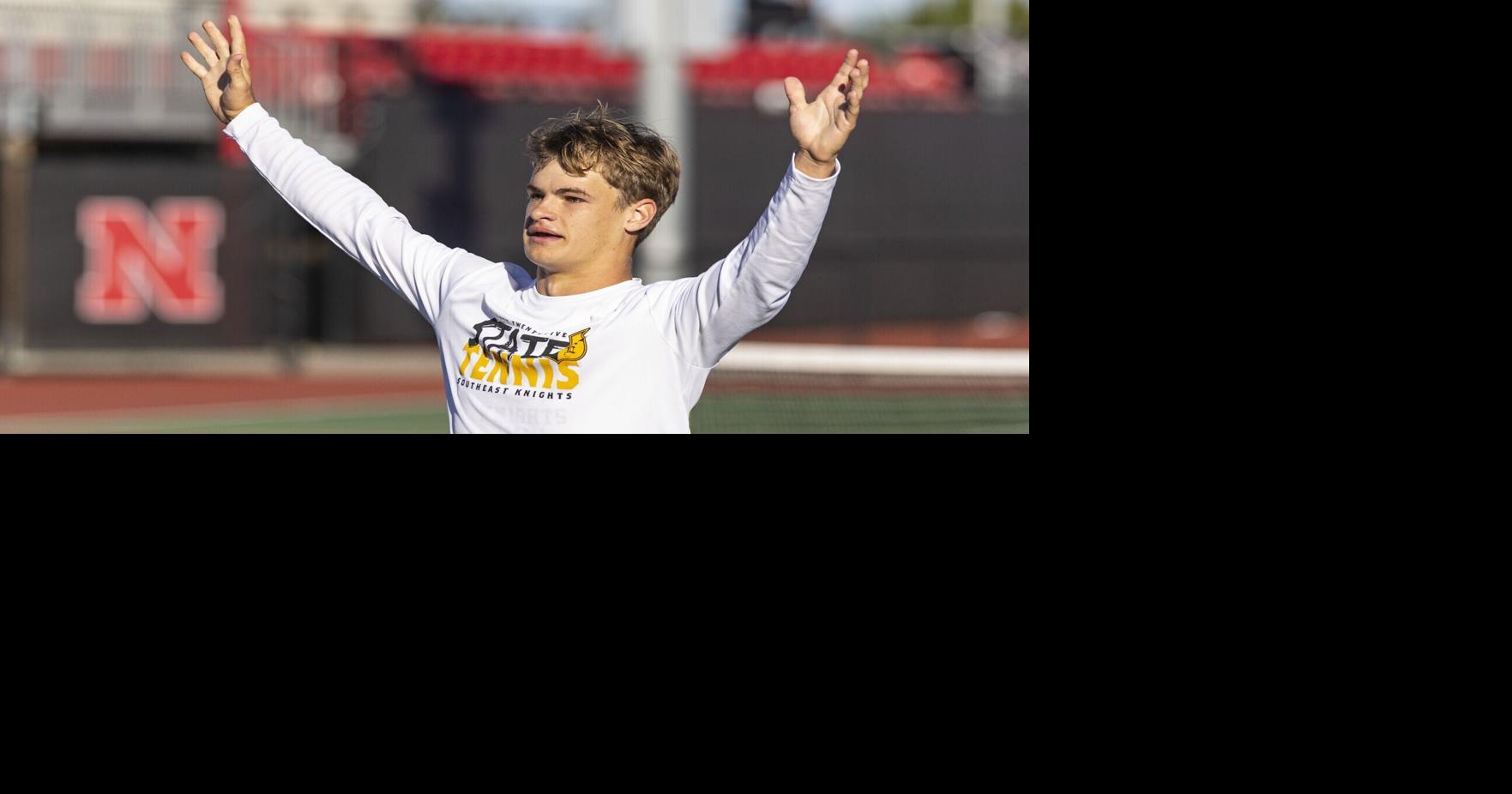 Serving underhand, Southeast’s Owen Brown fights through cramps for first state title